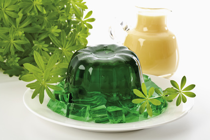 Wackelpudding aus Waldmeister